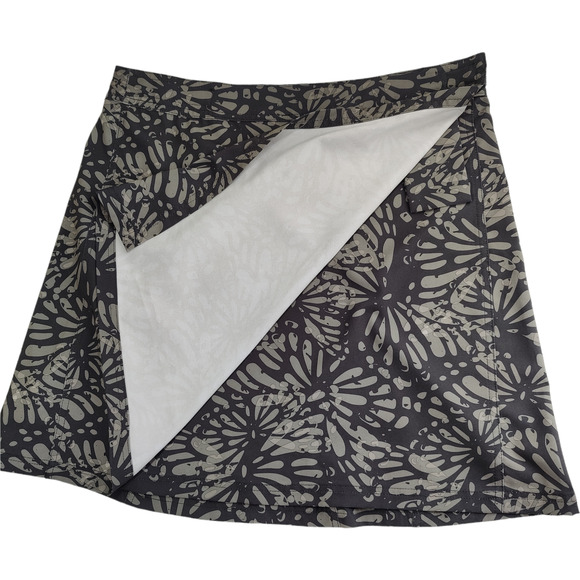 RipSkirt Hawaii Women's Wrap Skirt Size XL Grey Tropical Outdoor Swim Coverup - Picture 4 of 8